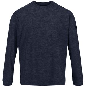 Regatta Heren Leith Lichtgewicht Sweatshirt (Marine / Zwart Marl) - Maat L