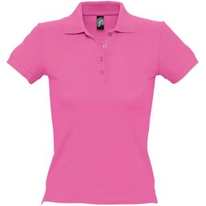 SOLS Vrouwen/dames Mensen Pique Korte Mouw Katoenen Poloshirt (OrchideeÃ«nroze)