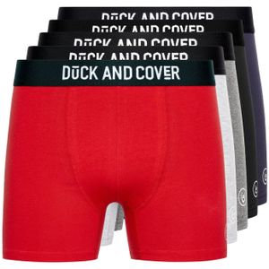 Duck and Cover Heren Mulbers Boxershorts (Set van 5) (Veelkleurig)