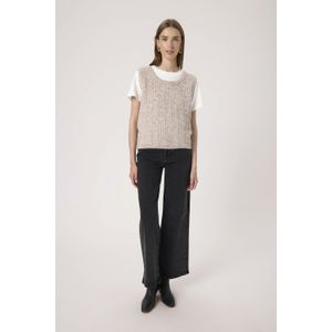 Mouwloos vest SLVespera Mouwloos vest Regular fit beige