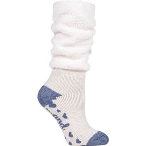 Heat Holders Dames antislip thermo bedsokken - Mauve (Traag)