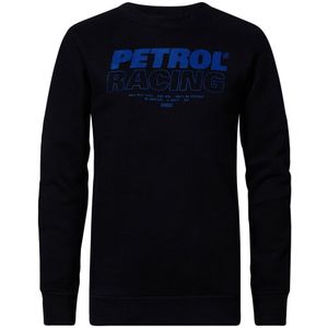 Petrol Industries - Jongens Logoartwork Sweater - Zwart - Maat 4J / 104cm