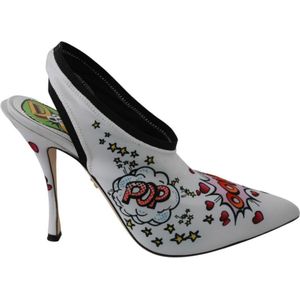 Dolce & Gabbana Vrouwen Wit WOW Neopreen Stretch Pumps Schoenen