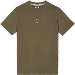 Weekend Offender Heren Glimlach T-Shirt (Groen)