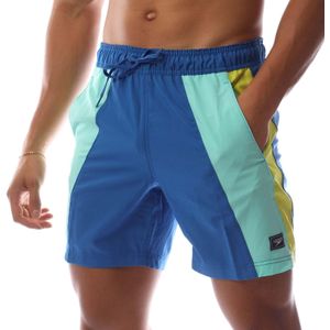 Speedo Heren Redondo Edge Volley Colour Block Zwemshort (Blauw)