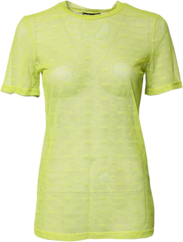 Dolce & Gabbana - Sheer Mini Dress - Groen - Top