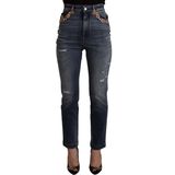 Dolce & Gabbana - High Waist Skinny - Jeans - Blauw
