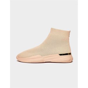 Dames Mallet Sock Trainers in Peach