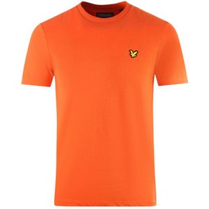 Lyle & Scott Back Print Orange T-Shirt - Maat XS