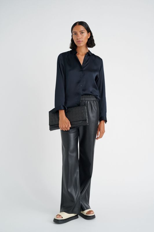 Overhemd met lang mouwen Relaxed fit blue