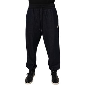 Dolce & Gabbana - Jogger Pants - Zwart - Jacquard Katoen