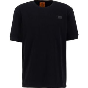 ALPHA INDUSTRIES - X-Fit Label - T-shirt - Katoen - Zwart