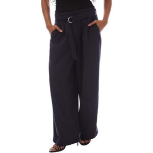 Gant Dames/Dames Wijde Culottes met Geknoopte Riem (Blauw)