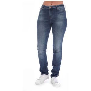 Dames Armani Exchange J45 Slim-Fit Jeans in Indigo