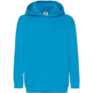 Fruit Of The Loom Kids Unisex Classic 80/20 Hoodie (Azuurblauw)