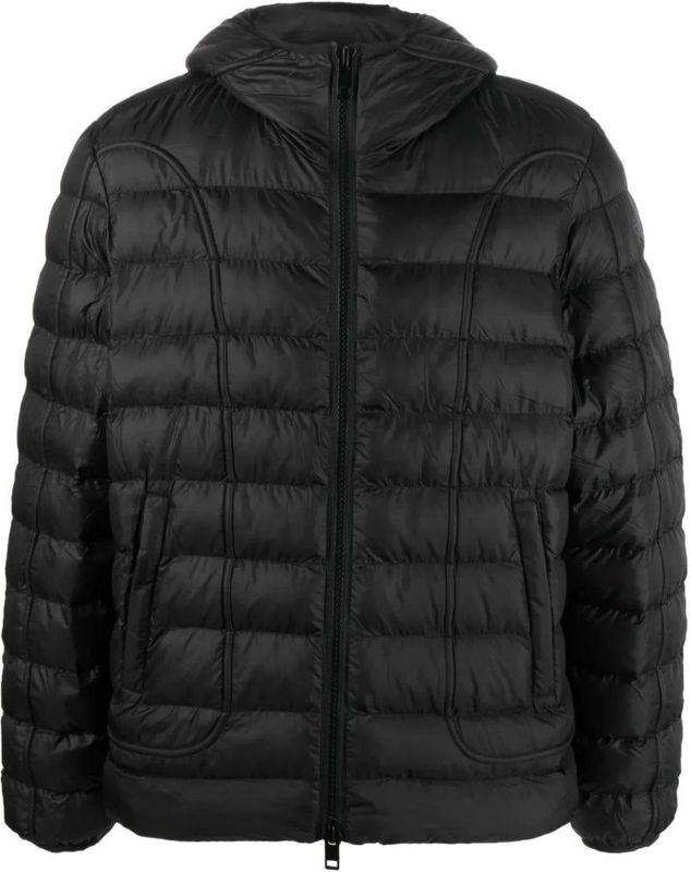 Diesel - Gewatteerd Jack - Zwart - Met Capuchon
