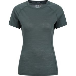 Mountain Warehouse Dames/Dames Summit Merino Wol Thermo Top (Groen)