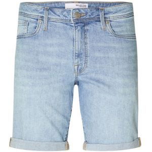 Selected Shorts Alex Slim Short Blauw