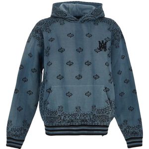 Amiri - Hoodie - Blauw - Basketbalstijl