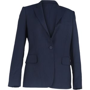 Stella McCartney Eengestrekte Blazer in Marineblauw Wol