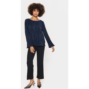 Blouse met lange mouwen Regular fit blue