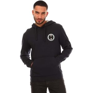 Boss Heren Sew-On Hoodie (Donkerblauw)