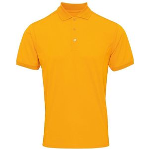 Premier Heren Coolchecker Pique korte mouw Polo T-Shirt (Zonnebloem)