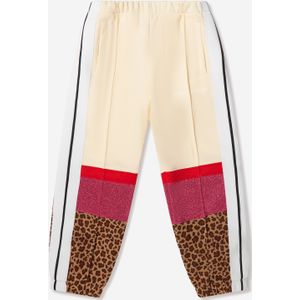 Palm Angels - Animalier Track Pants - Wit - Sportbroeken