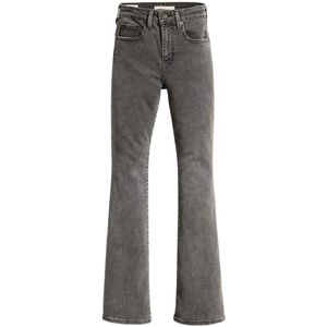 Levis Dames/Dames 726 Leren Patch High Rise Jeans (Zwart)