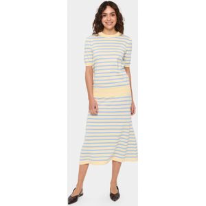 Saint Tropez - Mila SZ SS - Gebreide Trui - Veelkleurig - Ronde Hals