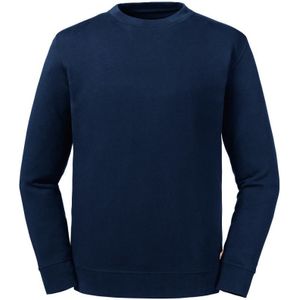 Russell Unisex Adult Reversible Organic Sweatshirt Voor Volwassenen (Franse Marine) - Maat XS