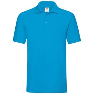 Fruit of the Loom Heren Premium Piqué Poloshirt (Azuurblauw)