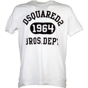Dsquared2 Heren Zwart Katoenen T-Shirt - Maat L