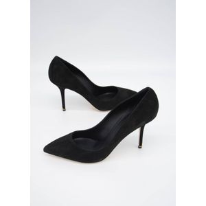 Dolce & Gabbana Vrouwen Zwart Patentleren Hakken Pompen Schoenen