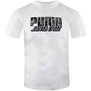 Puma x Santa Cruz - Korte Mouw Crew Neck - T-shirt - Wit