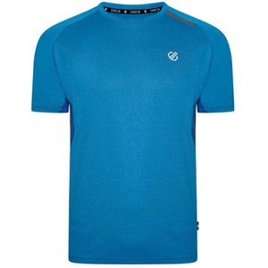 Dare 2B Heren Peerless II Logo Gerecycleerd Lichtgewicht T-Shirt (Teton Blauw/Snorkel Blauw)