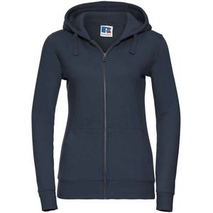 Russell Dames/Dames Authentic Full Zip Hoodie (Franse marine)