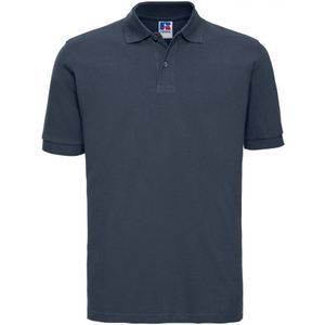 Russell Heren Klassiek PiquÃ© Katoenen Polo Shirt (Franse marine)