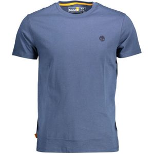 Timberland - Logo T-Shirt - Blauw - Katoen