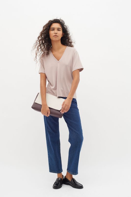 T-shirt Regular fit Clay beige