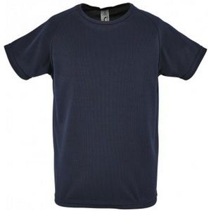 SOLS - Kinderen Sportief Unisex T-Shirt - Franse Marine - Korte Mouwen