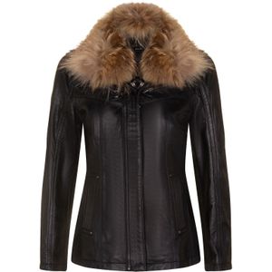 Dames - Leren Parkerjack - Millom - Slim Fit