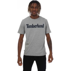 Timberland - Northwood Wordmark Logo - T-shirt - Grijs Heather