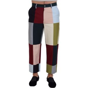 Patchwork Broek Multicolor Stijl