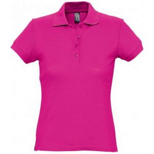 SOLS Dames/dames Passion Pique Poloshirt met korte mouwen (Fuchsia)