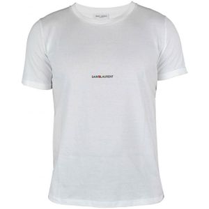 Saint Laurent - Rive Gauche - T-shirt - Wit