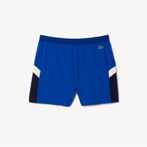 Heren Lacoste gerecycled polyamide Colourblock zwembroek in blauw