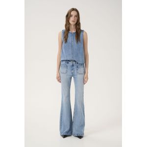 My Essential Wardrobe - Dango MW 144 High X-Wide Bootcut - Jeans - Blauw