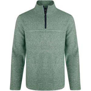 Weird Fish Heren Laramie Snow Marl Kwartrits Fleece (Olijf)