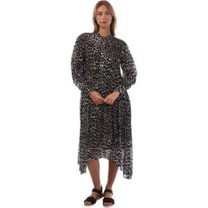 Boss Dames/Dames Dileola Casual Jurk (Zwart, Wit)